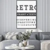 Plakat: Retro wektor czcionki alfabet o udzielenie tekstury nakładki.