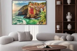 Plakat: Riomaggiore, cinque terre, włochy