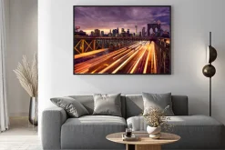 Plakat: Ruch na moście brooklińskim