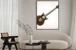Plakat: Rysunek gitary elektrycznej