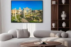 Plakat: Rzym, włochy.