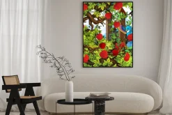 Plakat: Scena bajki cartoon ilustracja kolorowanki