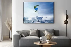 Plakat: Skoki narciarz