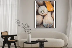 Plakat: Soczyste pomarańczowe dynie piżmowe