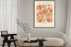 Plakat: Soczyste truskawki