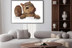 Plakat: Słodkie wiewiórka