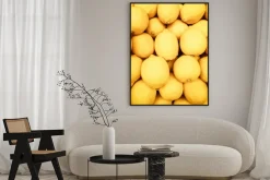 Plakat: Słoneczne cytryny świeże owoce