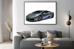 Plakat: Sportowy samochód lamborghini aventador