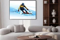 Plakat: Sporty zimowe