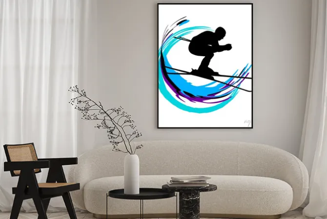 Plakat: Sporty zimowe - 4