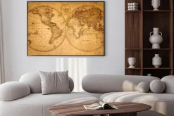 Plakat: Stara mapa 1799