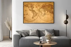 Plakat: Stara mapa 1799