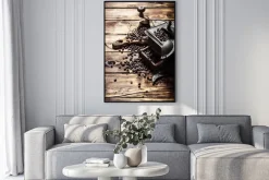 Plakat: Stary młynek do kawy