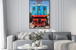 Plakat: Stary pociąg