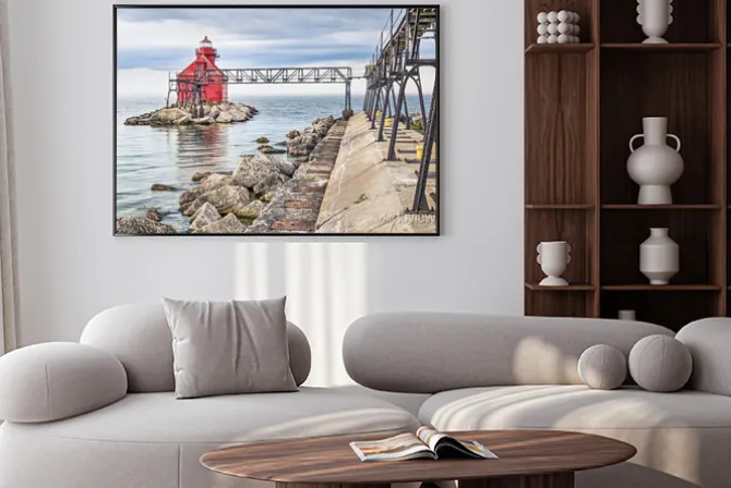 Plakat: Sturgeon bay ship canal północna pierhead światło