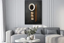 Plakat: Sushi. japońskie jedzenie