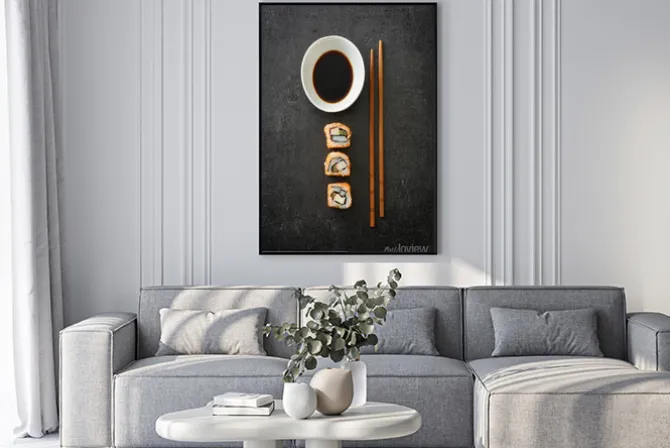 Plakat: Sushi. japońskie jedzenie