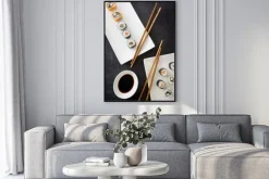 Plakat: Sushi. japońskie jedzenie