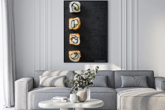 Plakat: Sushi. japońskie jedzenie