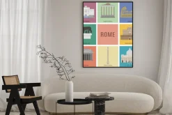 Plakat: Symbole rzymie