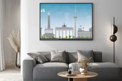 Plakat: Słynne zabytki berlina