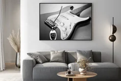 Plakat: Szczegóły gitara elektryczna