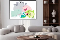 Plakat: Szczęśliwi safari animals