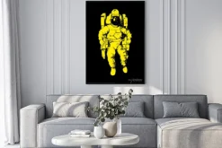 Plakat: Szkic ilustracji astronauty