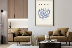 Plakat: Sztuka nowoczesna roślinny motyw abstrakcyjny w stylu matisse