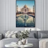 Plakat: Tadź mahal indyjskie mauzoleum architektura