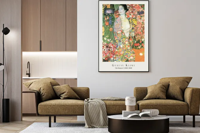 Plakat: Tancerka reprodukcja gustav klimt