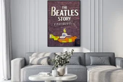Plakat: The beatles story wystawa w liverpoolu