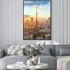 Plakat: Tokio panoramę miasta na zachód słońca w tokio