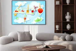 Plakat: Transport, ilustracji dla dzieci