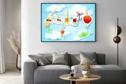 Plakat: Transport, ilustracji dla dzieci