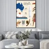 Plakat: Travel concept australia landmark flat icons design .vector illu
