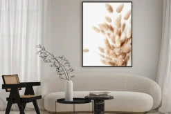 Plakat: Trawa w stylu boho dmuszek jajowaty