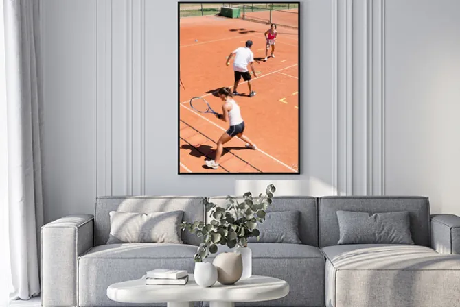 Plakat: Trening cardio tenisa