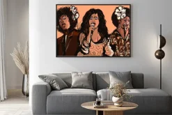 Plakat: Trzy kobiety piosenkarze jazzowi