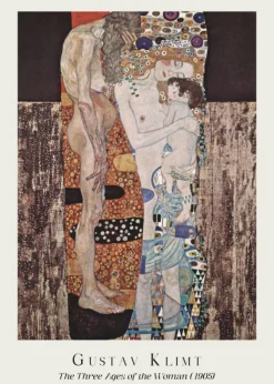 Plakat: Trzy okresy życia kobiety reprodukcja klimt