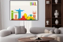 Plakat: Turystyka brazylia skyline