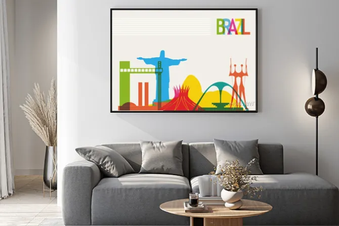 Plakat: Turystyka brazylia skyline