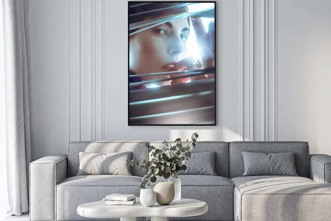 Plakat: Twarz beautyful kobiet