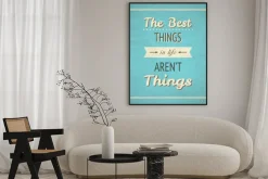 Plakat: Typograficzny tło z cytatem