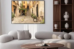 Plakat: Uliczka starego miasta w rzymie