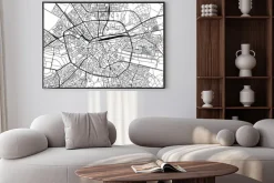 Plakat: Urban vector city map of eindhoven, the netherlands