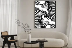 Plakat: Vector hand drawn illustration of girls with planets . creative