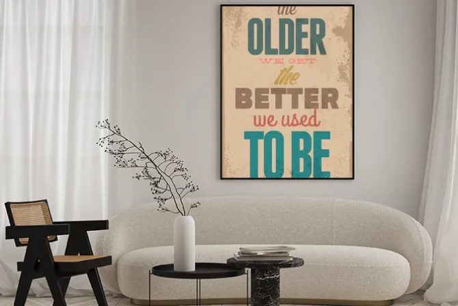 Plakat: Vintage ilustracja typografia wektor grunge efektów. może być