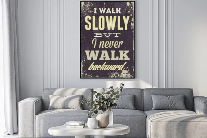 Plakat: Vintage ilustracja typografia wektor grunge efektów. może być