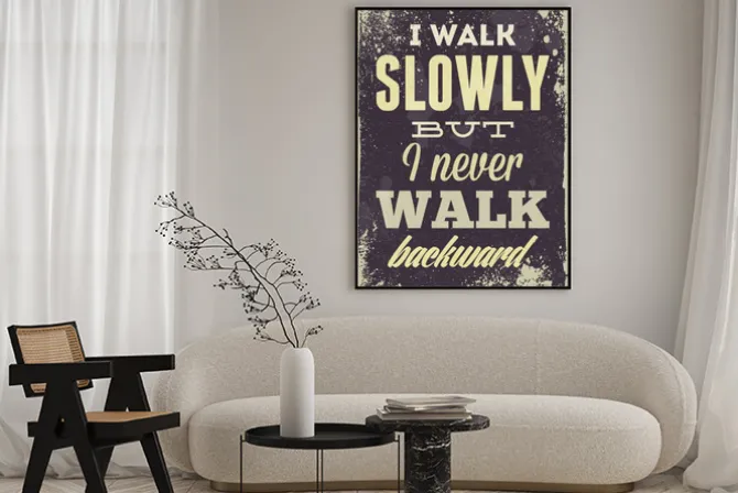 Plakat: Vintage ilustracja typografia wektor grunge efektów. może być